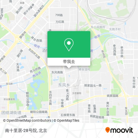 南十里居-28号院地图