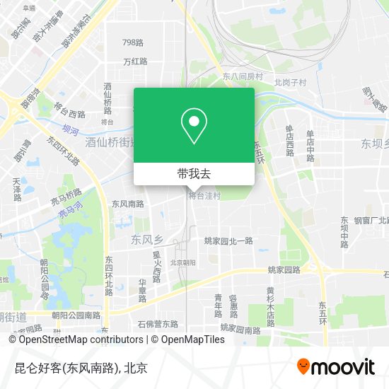 昆仑好客(东风南路)地图
