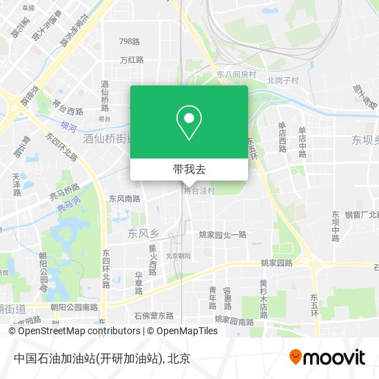 中国石油加油站(开研加油站)地图
