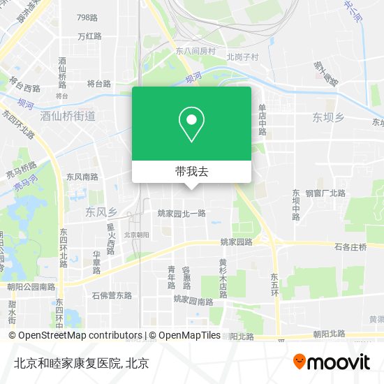 北京和睦家康复医院地图