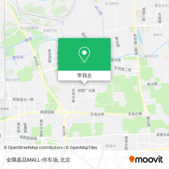 金隅嘉品MALL-停车场地图