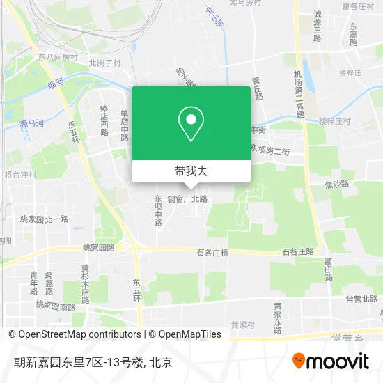 朝新嘉园东里7区-13号楼地图