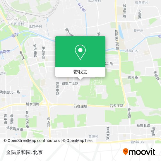 金隅景和园地图
