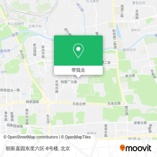 朝新嘉园东里六区-8号楼地图