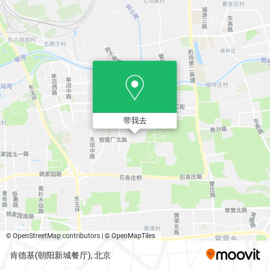 肯德基(朝阳新城餐厅)地图