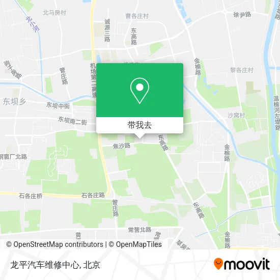 龙平汽车维修中心地图