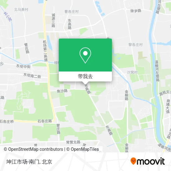 坤江市场-南门地图