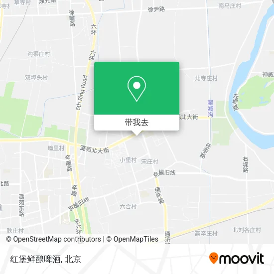 红堡鲜酿啤酒地图