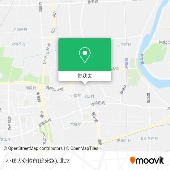 小堡大众超市(徐宋路)地图