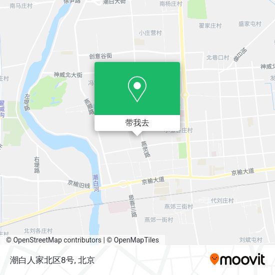 潮白人家北区8号地图