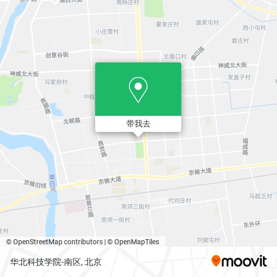 华北科技学院-南区地图