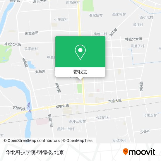 华北科技学院-明德楼地图