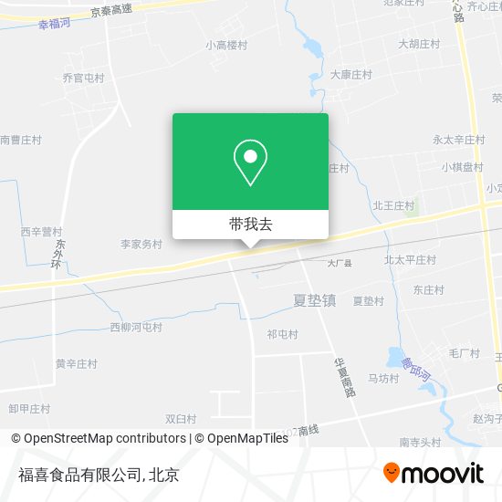 福喜食品有限公司地图
