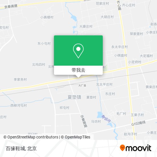 百缘鞋城地图