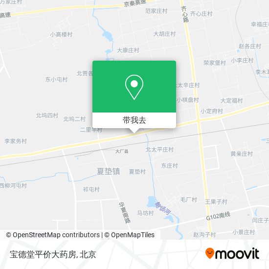 宝德堂平价大药房地图