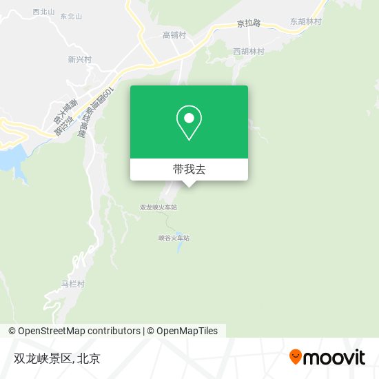 双龙峡景区地图