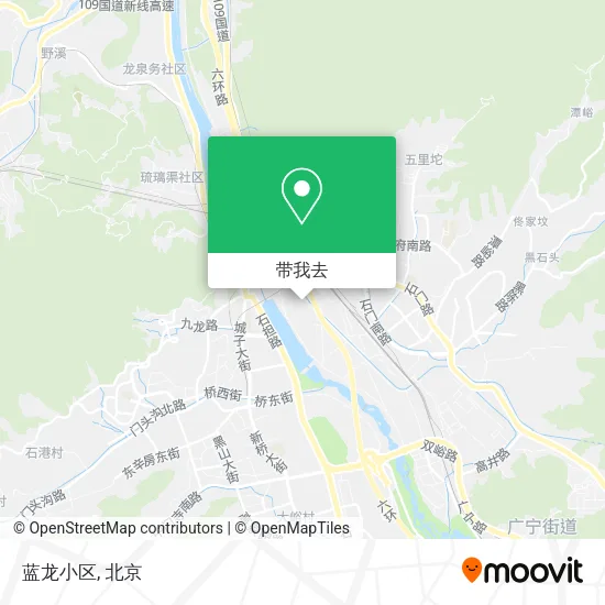 蓝龙小区地图