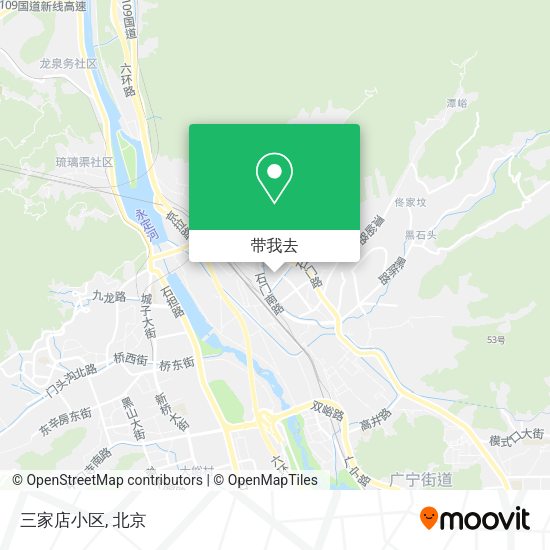 三家店小区地图