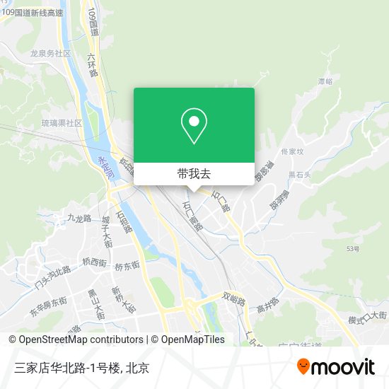 三家店华北路-1号楼地图