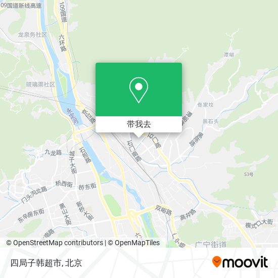 四局子韩超市地图