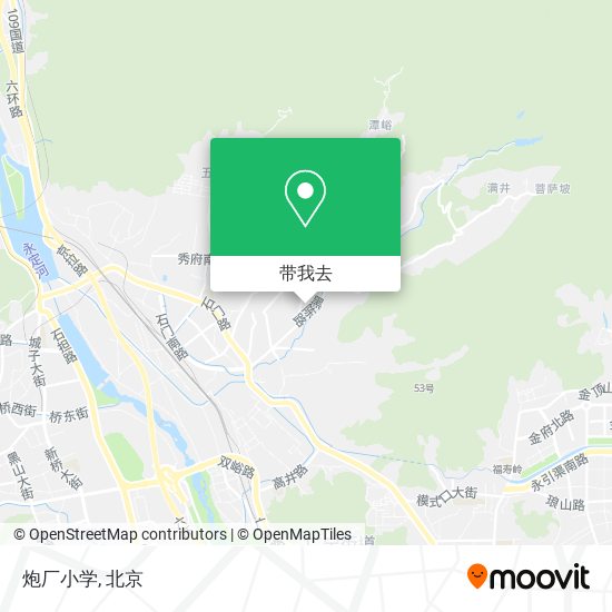 炮厂小学地图