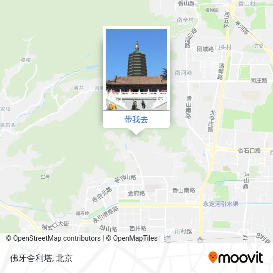 佛牙舍利塔地图