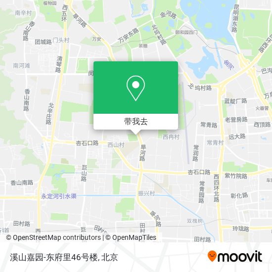 溪山嘉园-东府里46号楼地图