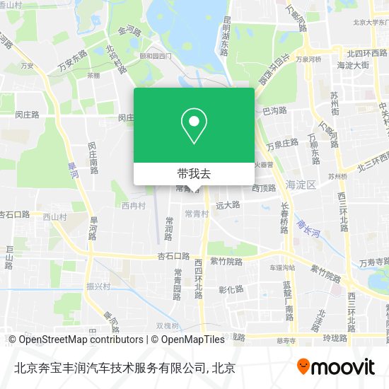 北京奔宝丰润汽车技术服务有限公司地图