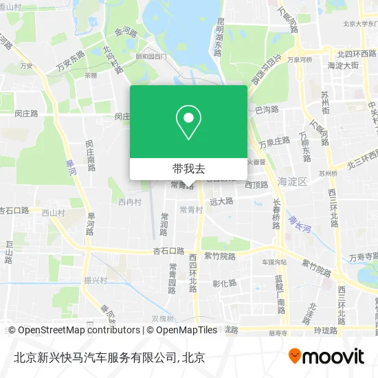 北京新兴快马汽车服务有限公司地图