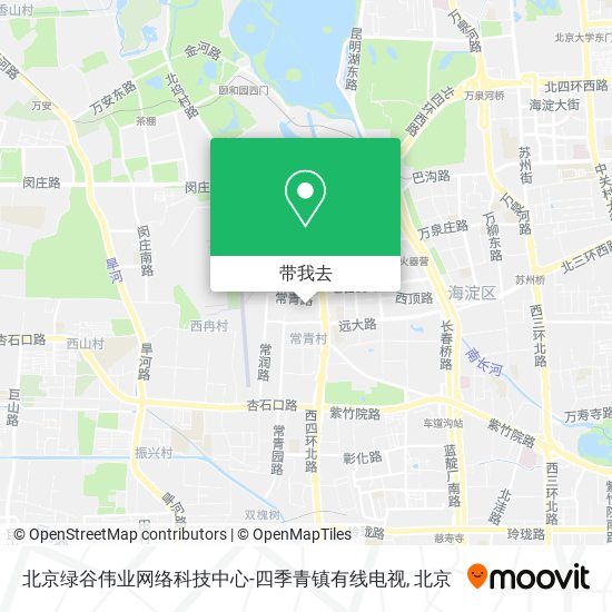 北京绿谷伟业网络科技中心-四季青镇有线电视地图