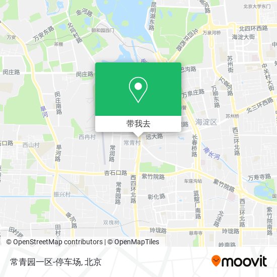常青园一区-停车场地图