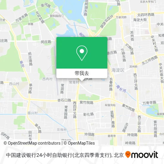 中国建设银行24小时自助银行(北京四季青支行)地图