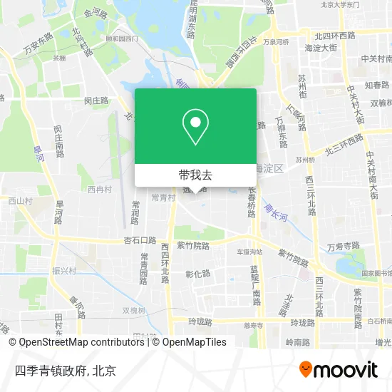 四季青镇政府地图