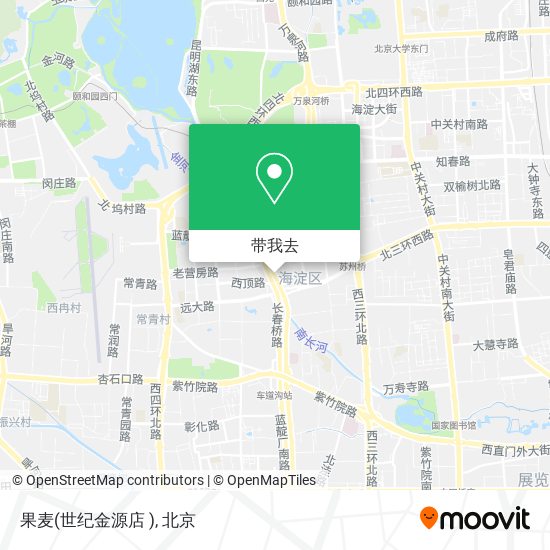 果麦(世纪金源店  )地图