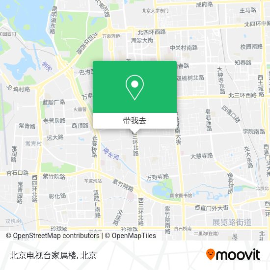 北京电视台家属楼地图