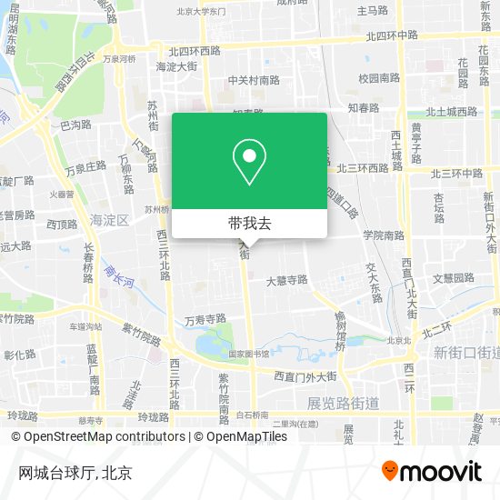 网城台球厅地图