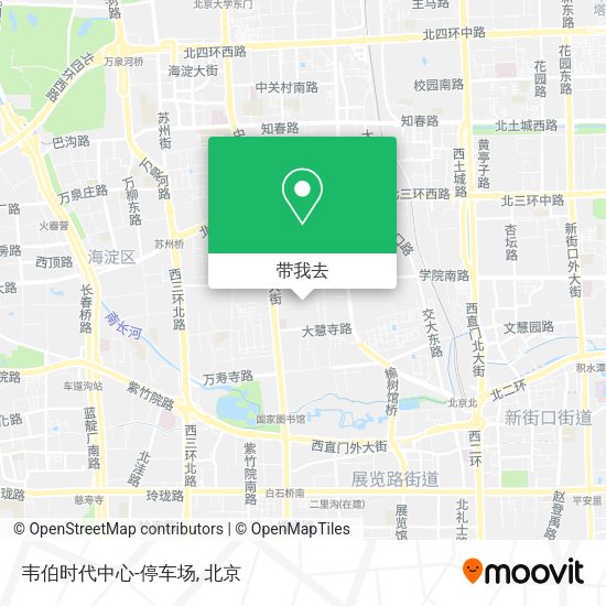 韦伯时代中心-停车场地图