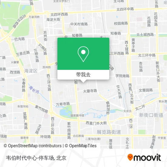 韦伯时代中心-停车场地图
