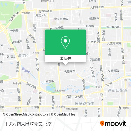 中关村南大街17号院地图