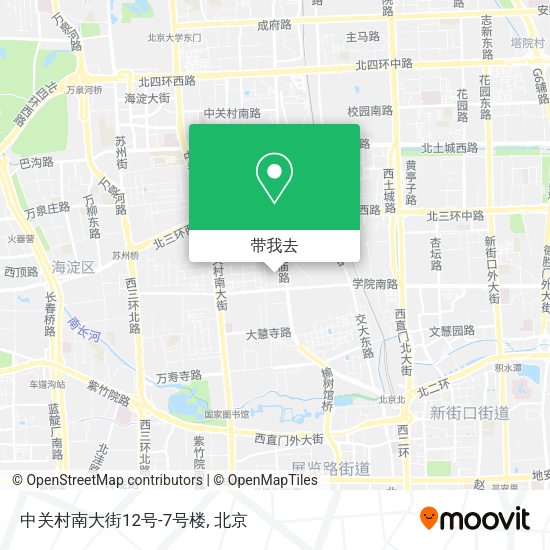 中关村南大街12号-7号楼地图
