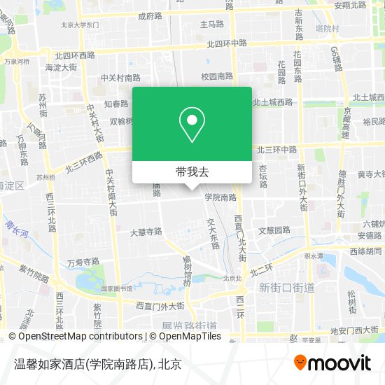 温馨如家酒店(学院南路店)地图