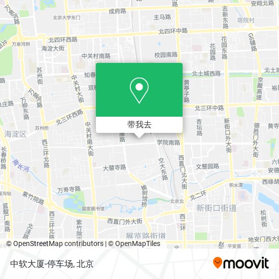 中软大厦-停车场地图