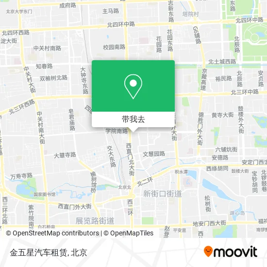 金五星汽车租赁地图