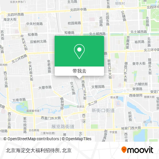 北京海淀交大福利招待所地图