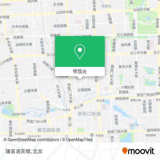 隆富居宾馆地图