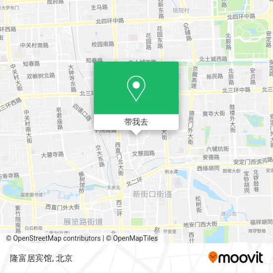 隆富居宾馆地图