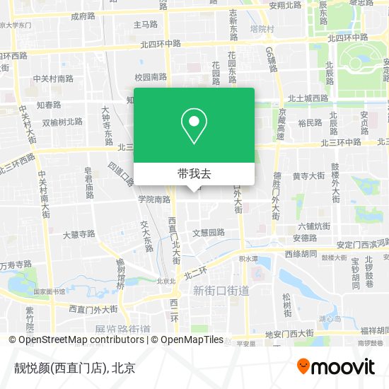 靓悦颜(西直门店)地图