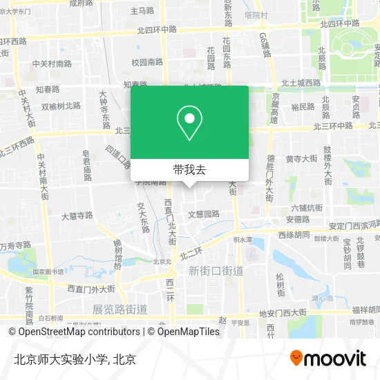 北京师大实验小学地图