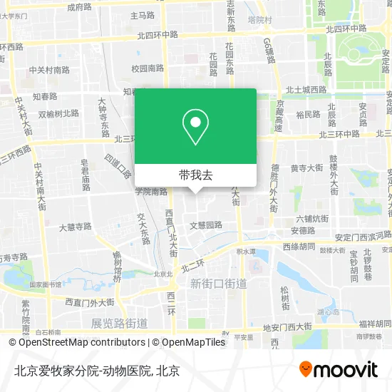 北京爱牧家分院-动物医院地图
