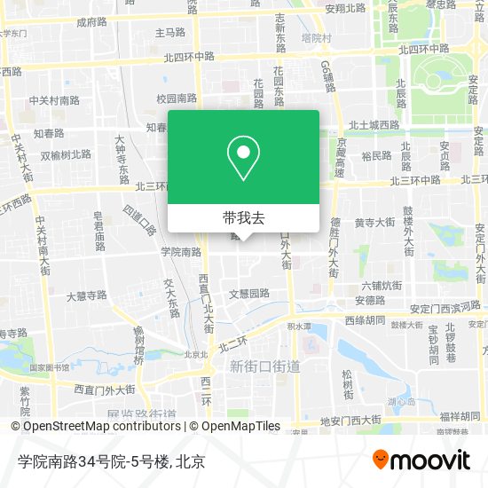 学院南路34号院-5号楼地图